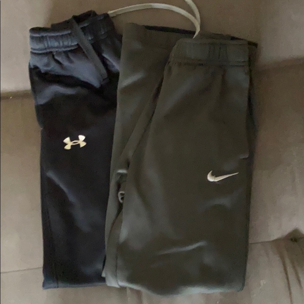 Boys UA and Nike Pants